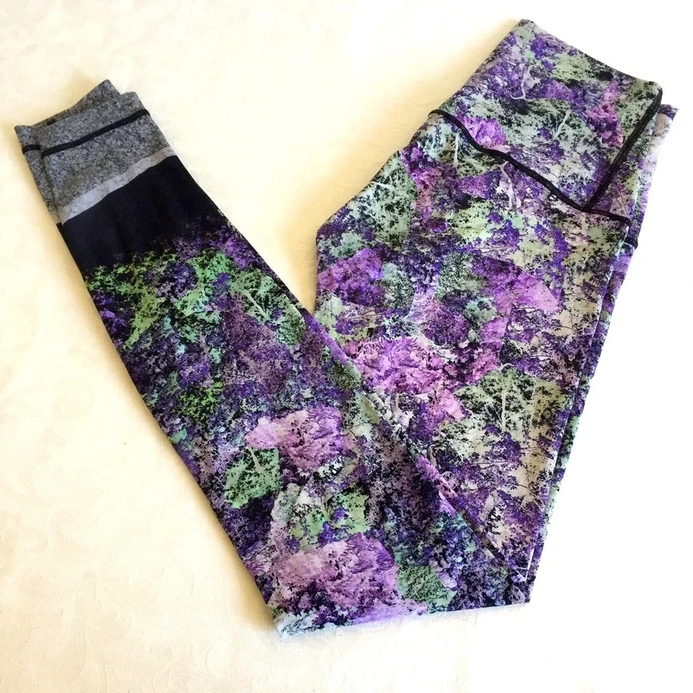 Lululemon Wunder Under Hi-Rise Tight Nulux Vivid Vision Multi Black